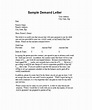A Letter Of Demand Collection - Letter Template Collection