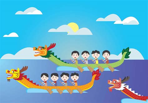 Lastly, here are some of the coloring sheets! Dragon Boat Festival Kids Vector - Download Free Vectors ...