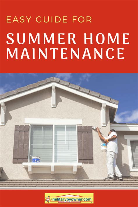 Easy Guide To Summer Home Maintenance