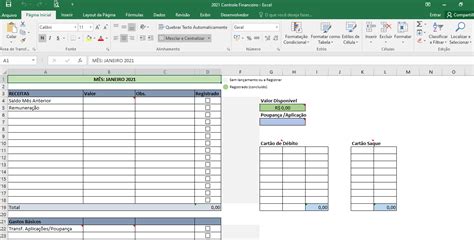 Como Fazer Planilha De Controle Financeiro Excel Tuto