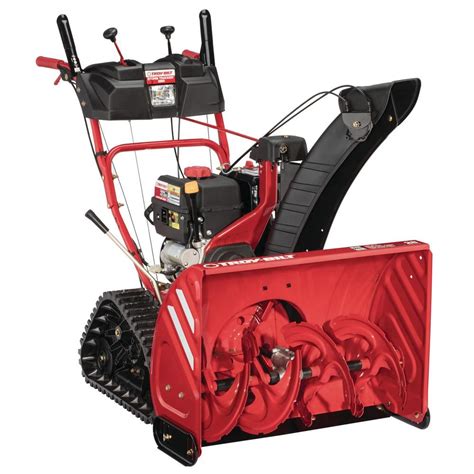 Troy Bilt 28 In 277 Cc Two Stage Gas Snow Blower With Electric Start