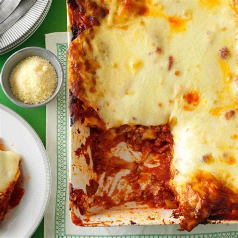Hearty Sausage And Cheese Lasagna Recipe Taste Of Home