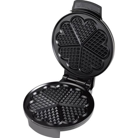 Heart Shaped Waffle Maker With Manual Temperature Settings Tristar