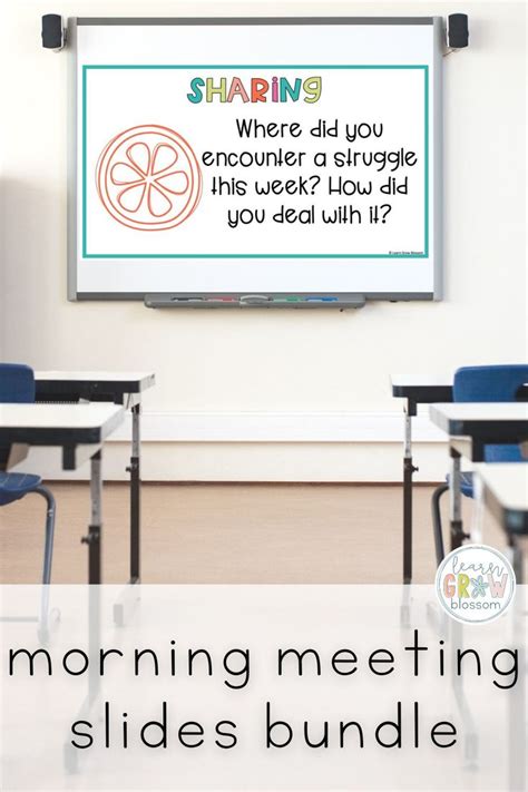 Digital Morning Meeting Slides Greetings Sharing Questions