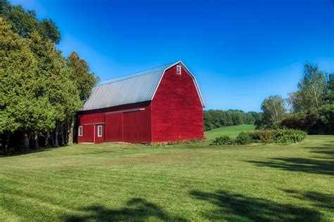 Red Barn Vermont New England Free Photo On Pixabay Pixabay