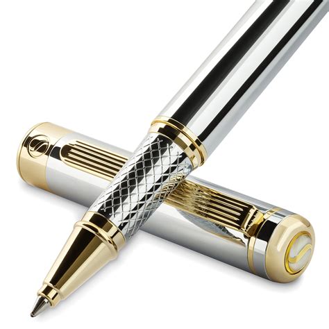Buy Scriveiner Silver Chrome Rollerball Pen Stunning Luxury Pen With