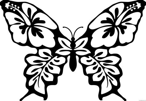 Erin Zimpel Butterflies And Flowers Coloring Pages Free Coloring