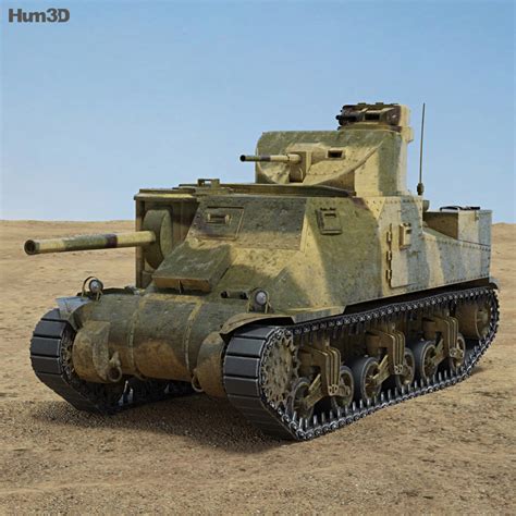 M3 Lee 3d Model Download Military On