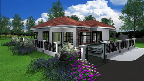 Three Bedroom Bungalow House Design In Kenya