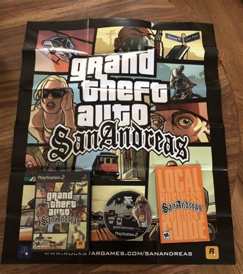 Grand Theft Auto San Andreas Complete W Poster Black Label