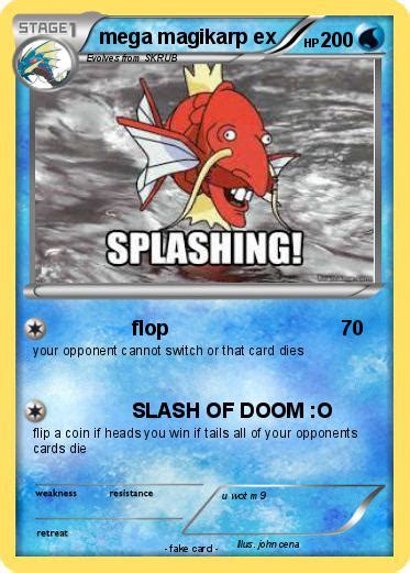 Pokémon Mega Magikarp Ex 10 10 Flop My Pokemon Card