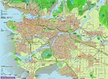 Free Printable Maps: Map of Vancouver Canada