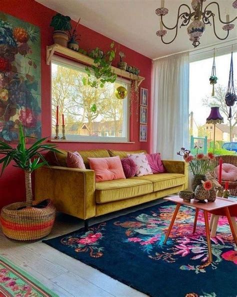 French Bohemian Decor Bohemianstyledecor Colourful Living Room Decor