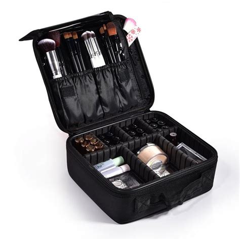 Cosmetic Travel Bag Makeup Organizer Make Up Bags With Compartments
