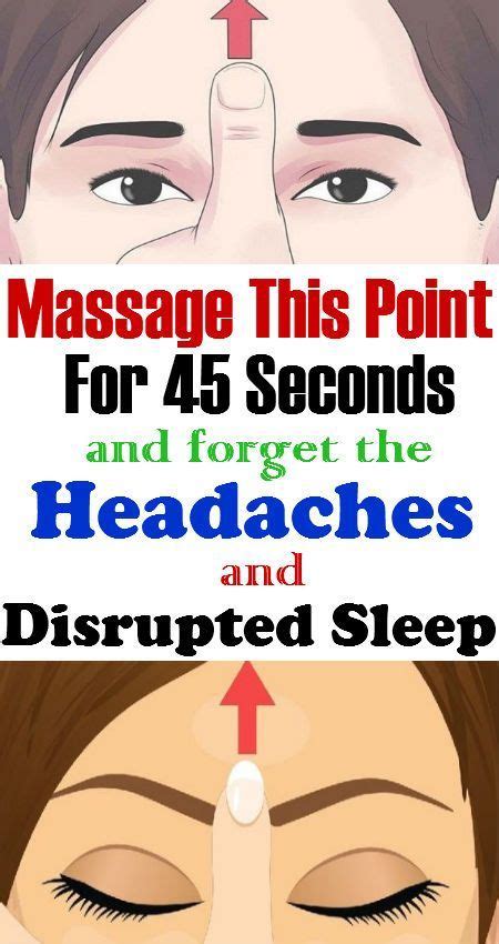 Massage This Point For 45 Seconds And Forget About The Constant Headaches Constant Headaches