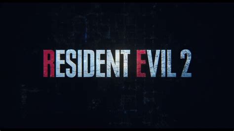 Resident Evil 2 Remake Title Screen Intro Youtube