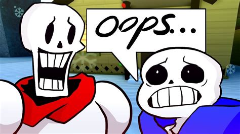 Sans And Papyrus Swap Bodies Funny Cinematic Undertale Au Animation