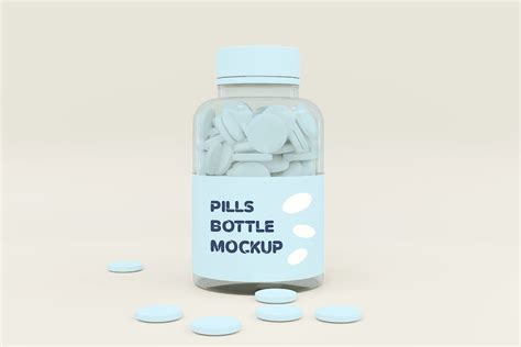 Pill Bottle Mockups Product Mockups Ft Mockup And Packaging Envato