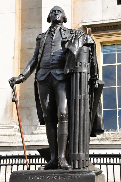 George Washington Statue In Trafalgar Square London England Flickr