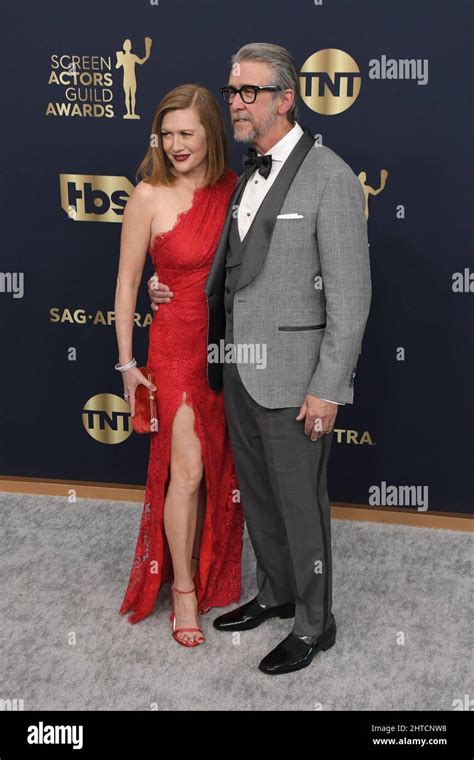 Mireille Enos And Alan Ruck Arrive At The 28th Screen Actors Guild
