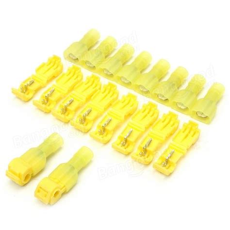 Excellway Tc01 60pcs T Tap Male Female Insulated Wire Quick Splice