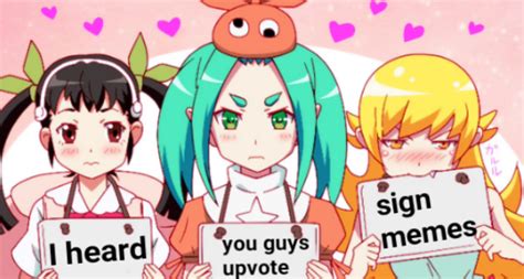 Well Do You Anime Girls Holding Signs Know Your Meme