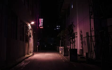 Anime Dark Alley Background