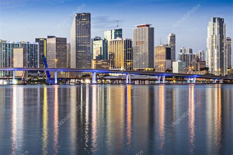 Miami Skyline Stock Photo By ©sepavone 38588171