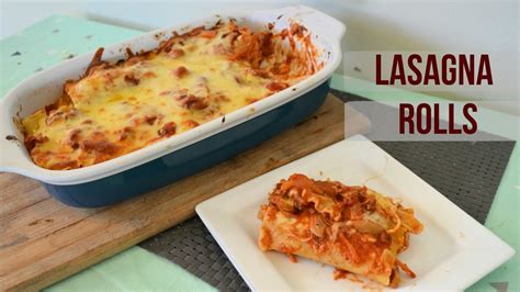 Lasagna Rolls Recipe Youtube