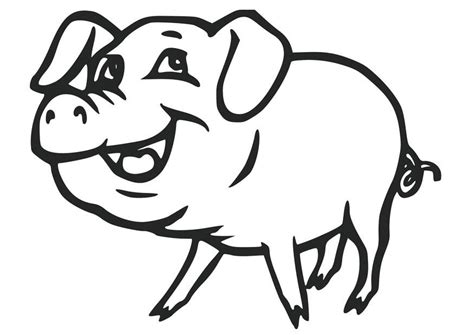 Cute Pig Coloring Pages Printable Pig Coloring Pages