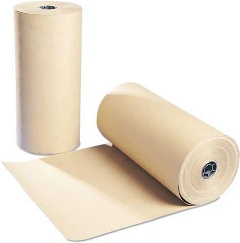 Brown Plain Kraft Paper Roll At Rs 40kg ब्राउन क्राफ्ट पेपर In