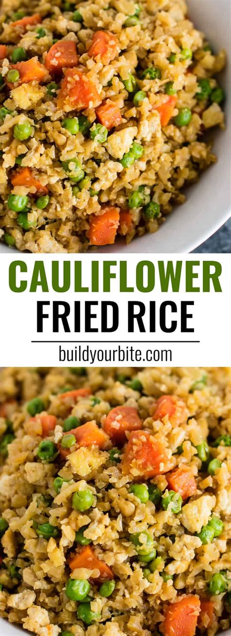 Plus, in a pinch, this still tastes. Cauliflower Tofu Fried Rice Recipe - vegan, grain free ...