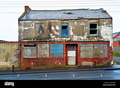 Abandoned Building Shotton County Durham England Stock Photo Alamy