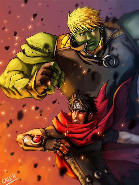 Wiccan And Hulkling Marvel Drawn By Cris Art Danbooru