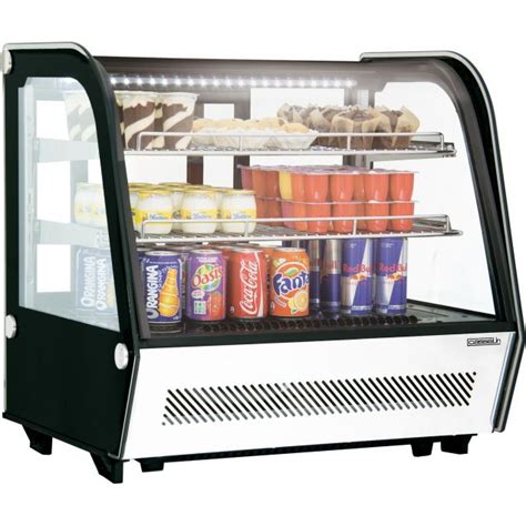 Refrigerated Display Case Double Sliding Doors 125l Professional Casselin