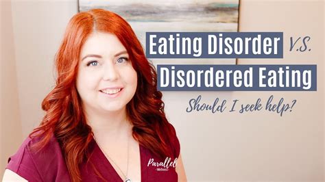 eating disorder vs disordered eating should i seek help youtube