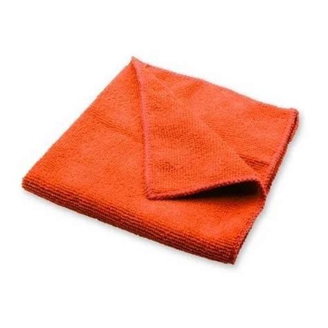 orange microfiber cleaning cloth size 40x40 cm at rs 40 in jaipur