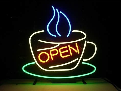 2019 New Open Tea Coffee Shop Store Light Neon Beer Sign Bar Sign Real