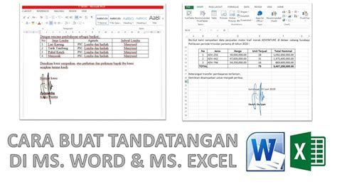 Cara Nak Buat Tanda Tangan Digital Di Excel Reynarossimmons