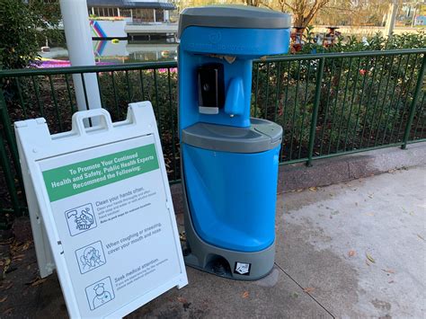Photos Portable Hand Washing Stations Added Throughout Walt Disney
