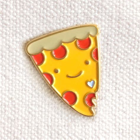 Pizza Lover Pin Pizza Lapel Pin Pizza Enamel Pin Shiny Etsy