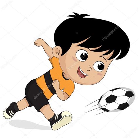 Cartoon Soccer Kids Stock Vector Image By © 119880384