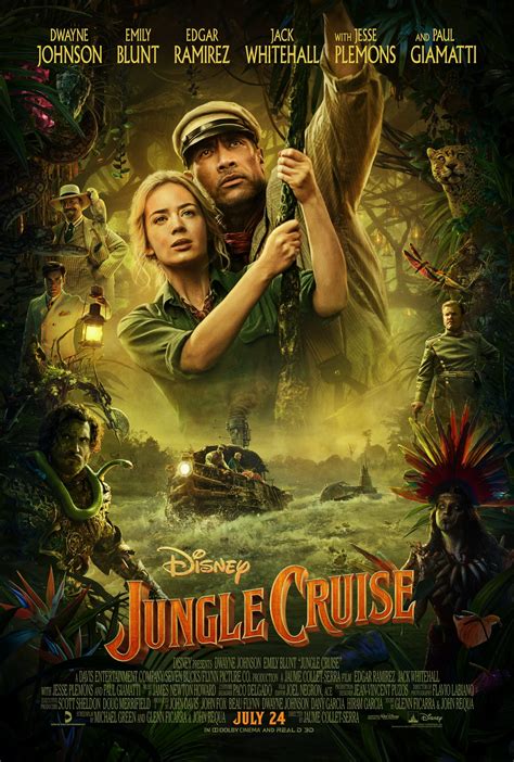 New Trailer And Movie Poster Released For Disneys ‘jungle Cruise