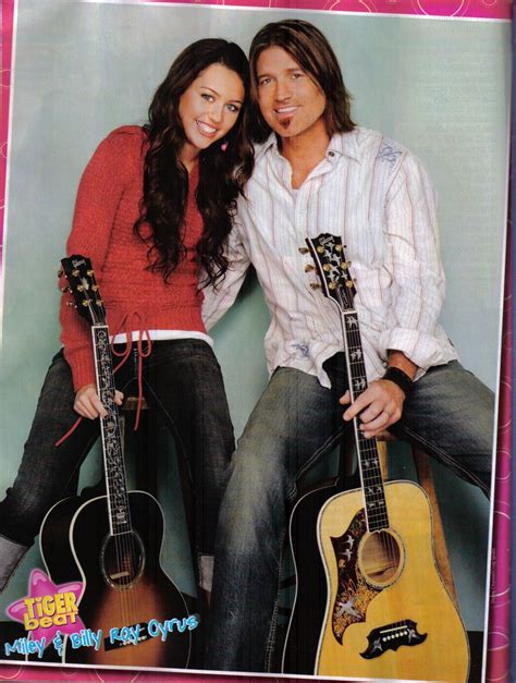 Miley Cyrus And Billy Ray Cyrus Tiger Beat Billy Ray Cyrus Miley Cyrus Pictures Miley