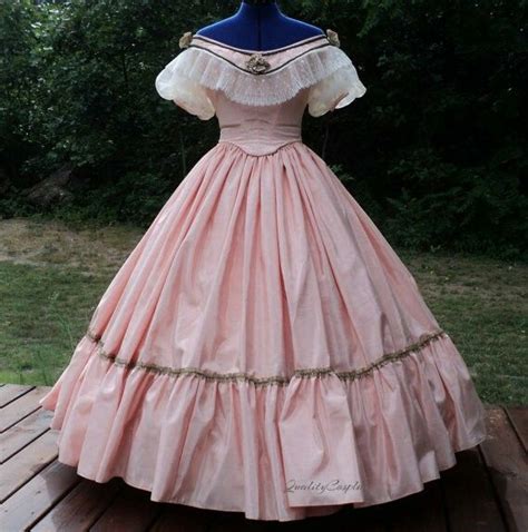 Civil War Ball Gown Custom Historical Southern Belle Dress Moi