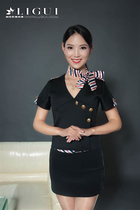 Leg Model Zhao Weilas Stewardess Silk Foot 丽柜ligui Photo Album V2ph