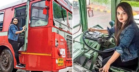 Breaking Stereotypes 24 Yo Girl From Mumbai Becomes The Citys First Female Bus Driver