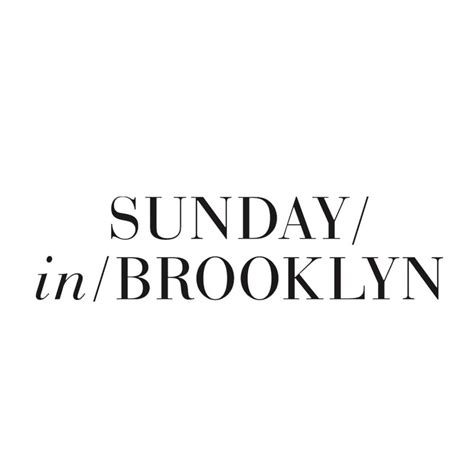 Sunday In Brooklyn New York Ny