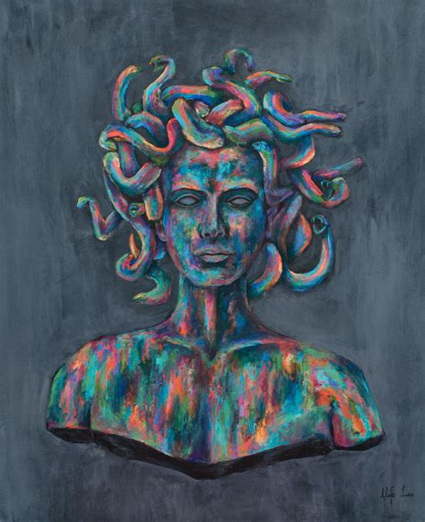 Medusa Pintura De Medusas Arte En Lienzo Cuadros De Arte