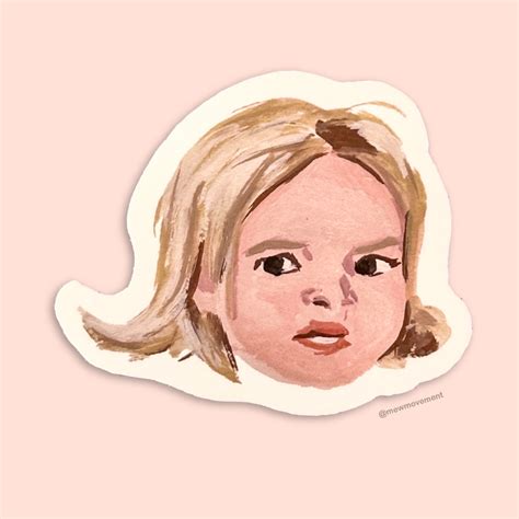 Chloe Meme Sticker Were Going To Disneyland Side Eye Sticker